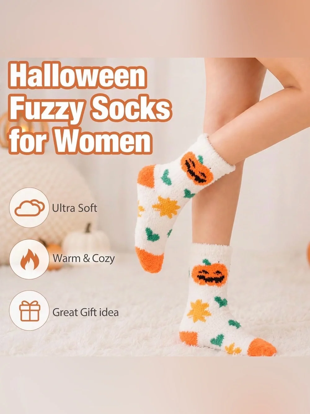 NWT Fluffy Cozy Winter Slipper Socks 5 Pairs